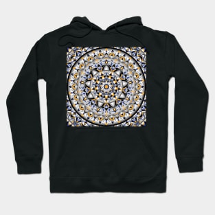 Grey Flower Mandala Hoodie